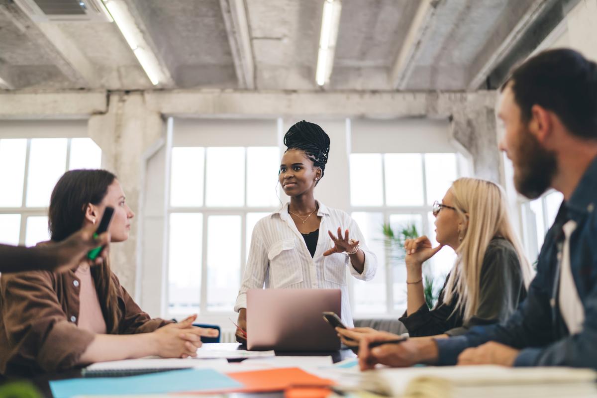 Healthcare professional consulting with patient